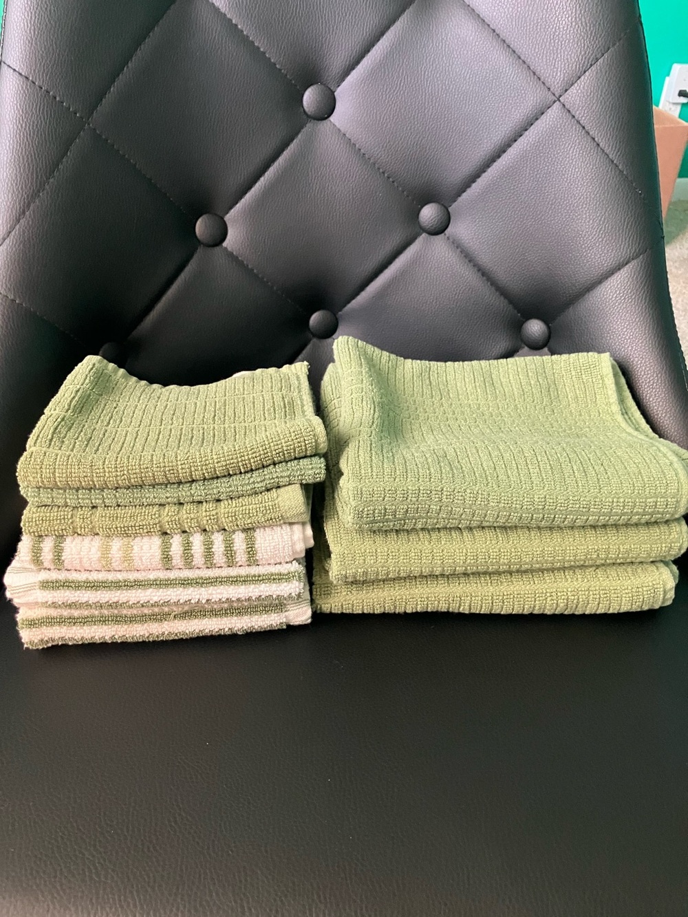 Olive Green Kitchen Towels